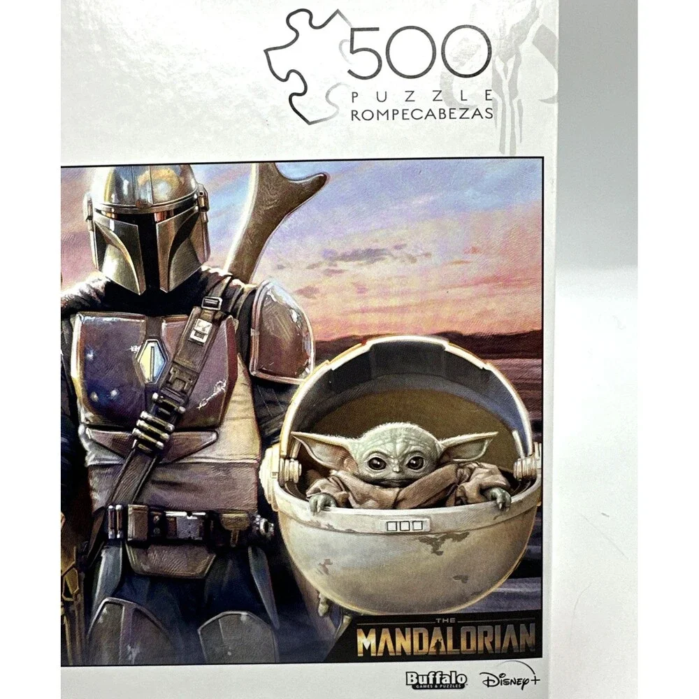 Star Wars Puzzle Mandalorian & Grogu 500 Piece NEW SEALED